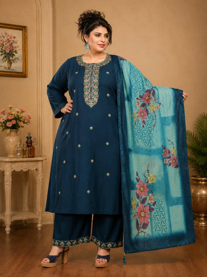 Plus Size Rangoli Sequence Work