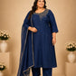 Plus Size Party Wear Side Open