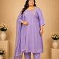 Plus Size Party Wear Side Open