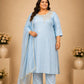 Plus Size Party Wear Side Open