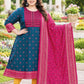 Plus Size Rayon Top With Dupatta