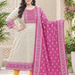 Plus Size Rayon Top With Dupatta