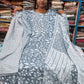 Plus Size Cotton Pannel Cut Anarkali 3pcs Set