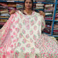 Plus Size Cotton Side Open 3pcs Set