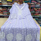 Plus Size Mulmul Cotton Thread Emporidary Full