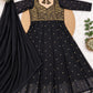 Plus Size Georgette Putta Work Blacky 2-Piece Set