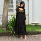 Plus Size Georgette Putta Work Blacky 2-Piece Set