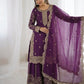 Shara Space Silk 3pcs Set Party Wear