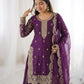 Shara Space Silk 3pcs Set Party Wear