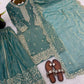 Shara Space Silk 3pcs Set Party Wear