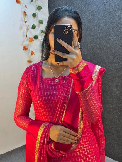 Viscose Georgette Top with Dupatta