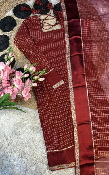 Viscose Georgette Top with Dupatta