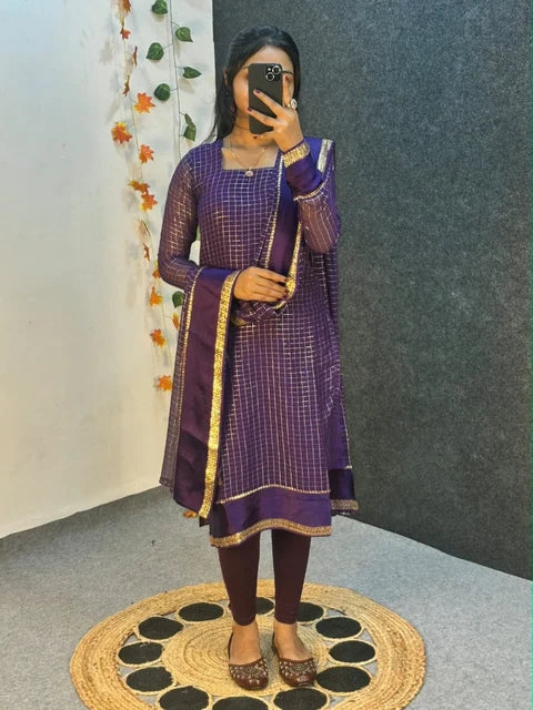 Viscose Georgette Top with Dupatta