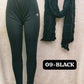 Plus Size Shimmer Full Length Leggings and Dupatta