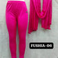 Plus Size Shimmer Full Length Leggings and Dupatta