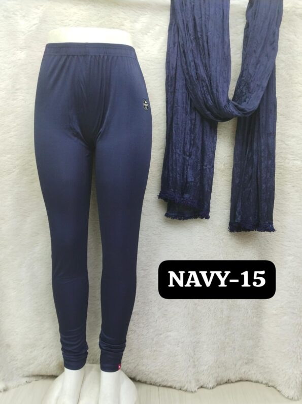 Plus Size Shimmer Full Length Leggings and Dupatta