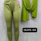 Plus Size Shimmer Full Length Leggings and Dupatta