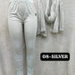 Plus Size Shimmer Full Length Leggings and Dupatta