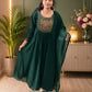 Small Size Aari Work Anarkali Top with Dupatta