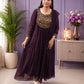 Small Size Aari Work Anarkali Top with Dupatta