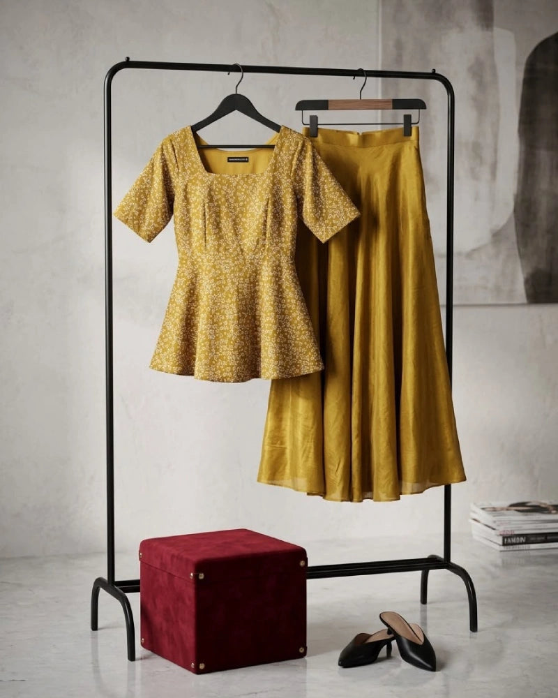 Space Silk Skirt Top Emporidary