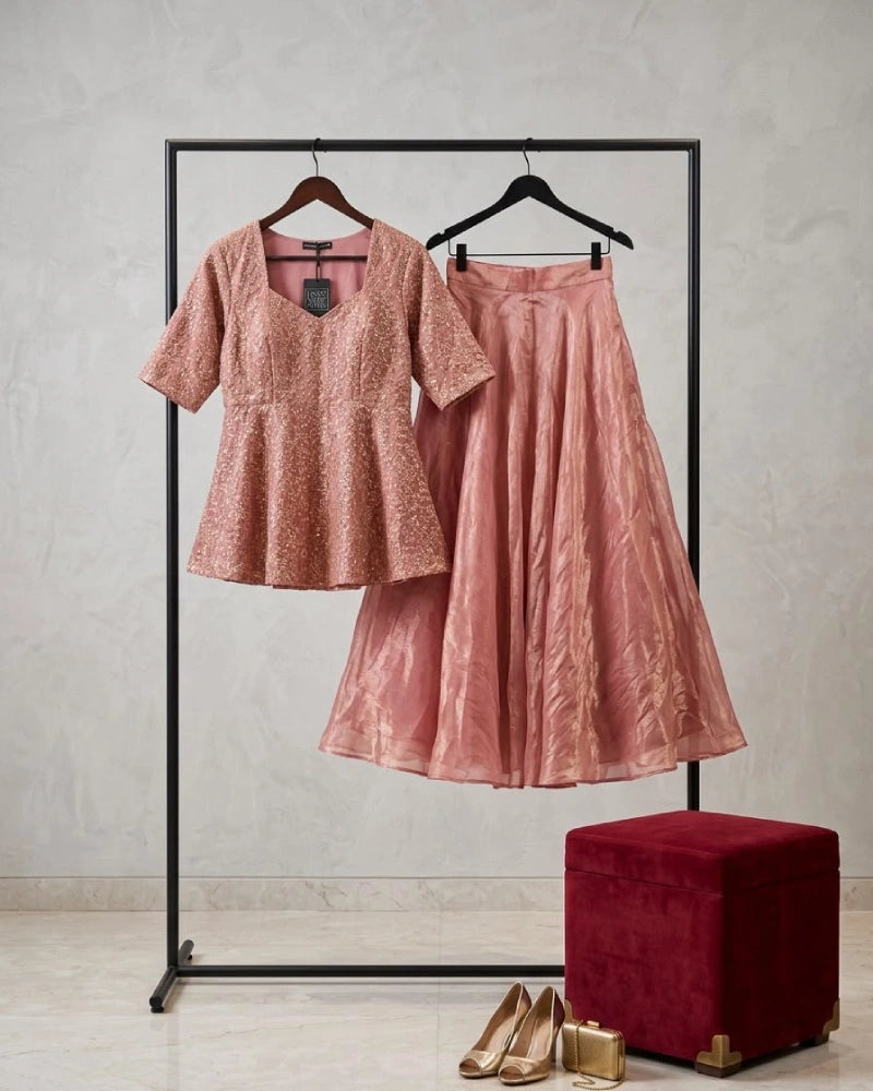 Space Silk Skirt Top Emporidary