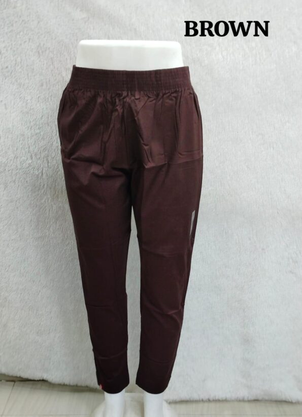 Plus Size  Straight Cotton Pant