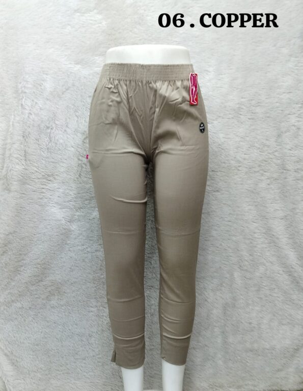 Plus Size  Straight Cotton Pant