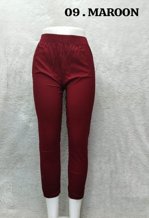 Plus Size  Straight Cotton Pant
