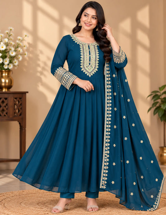 Georgette Anarkali 2pcs Set