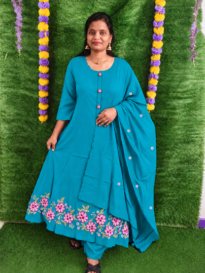 Mulchantheri Emporidary Design 3pcs