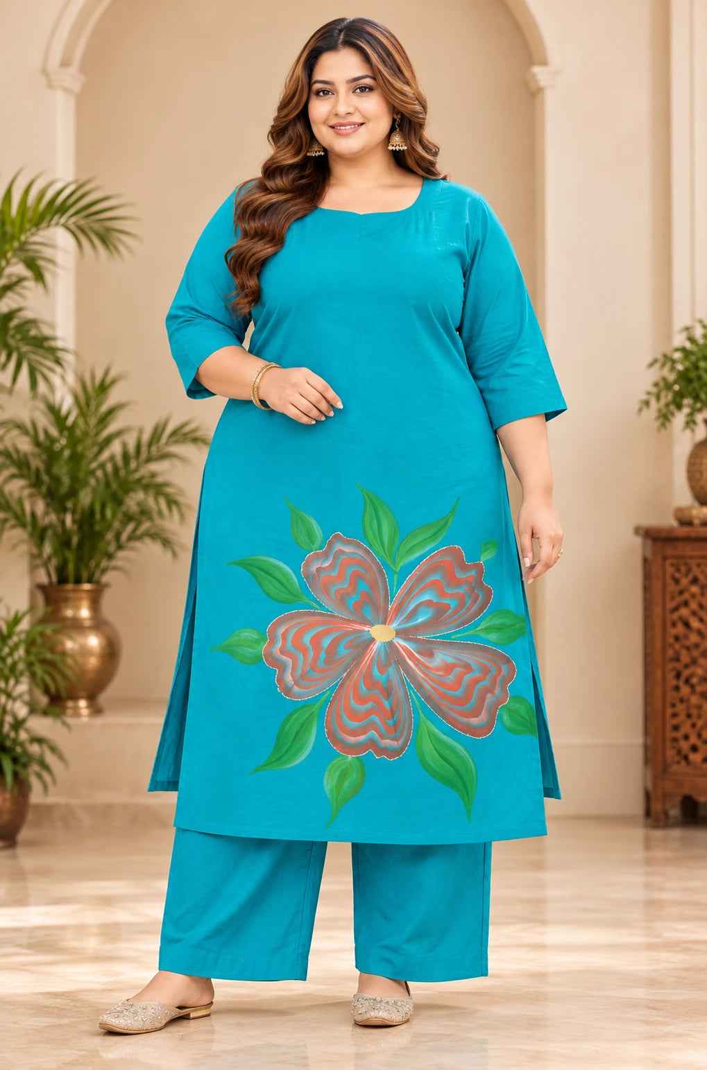 Plus Size Sketch co Ord Set
