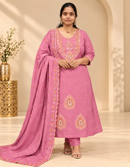 Plus Size Heavy Premium Aline Work 3pcs Set