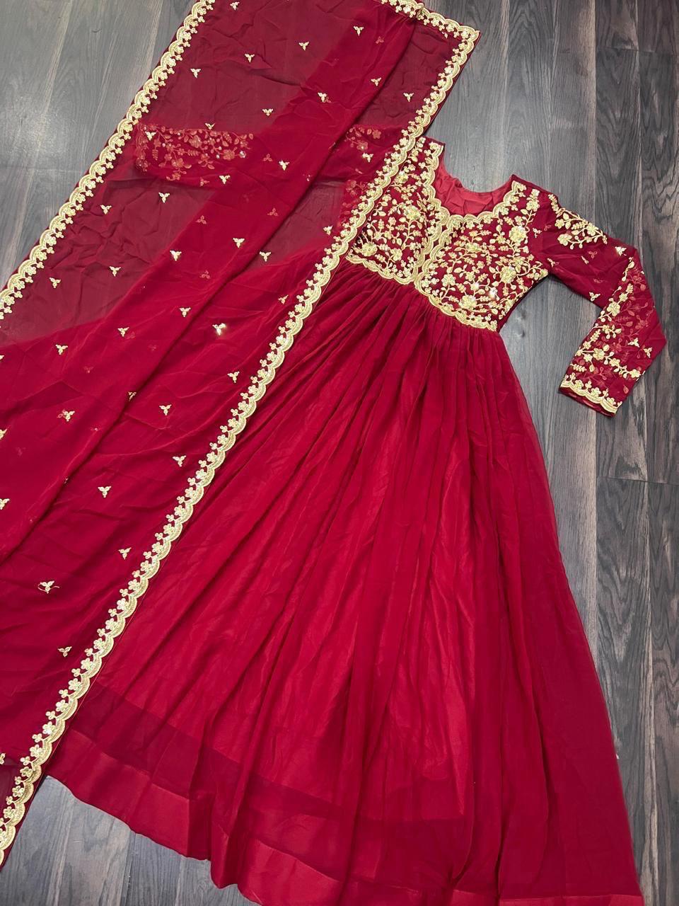 Embroidered Gown