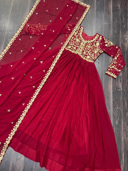 Embroidered Gown