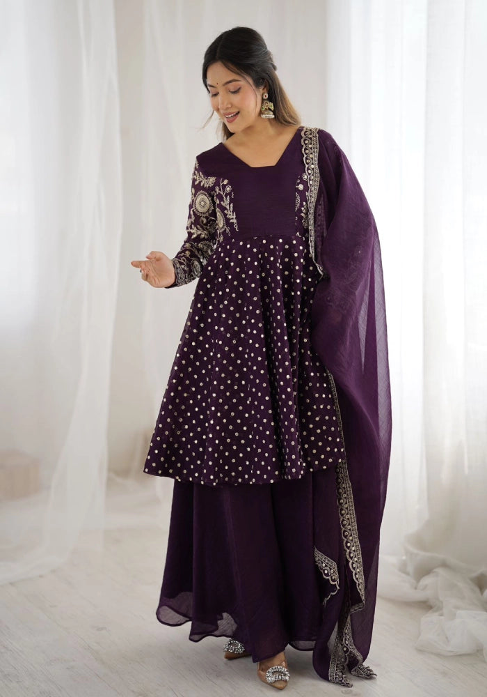 sharara 3 pcs set