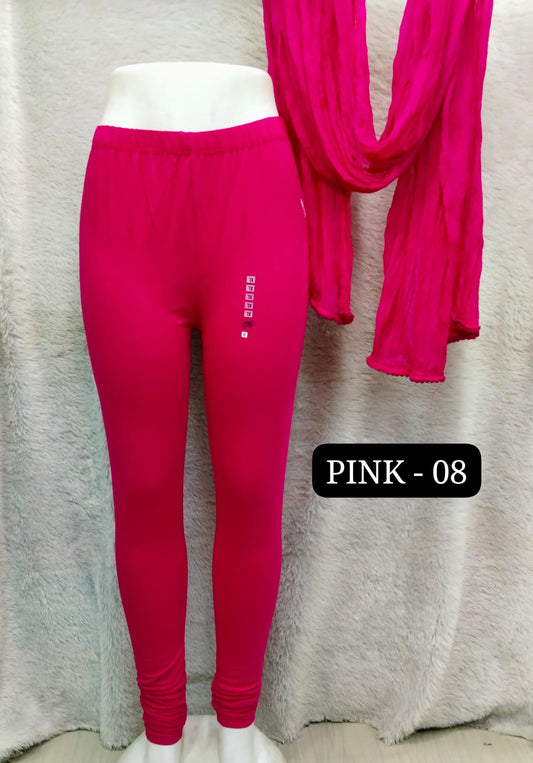 4 way Leggings & Nazmin Dupatta - Pink