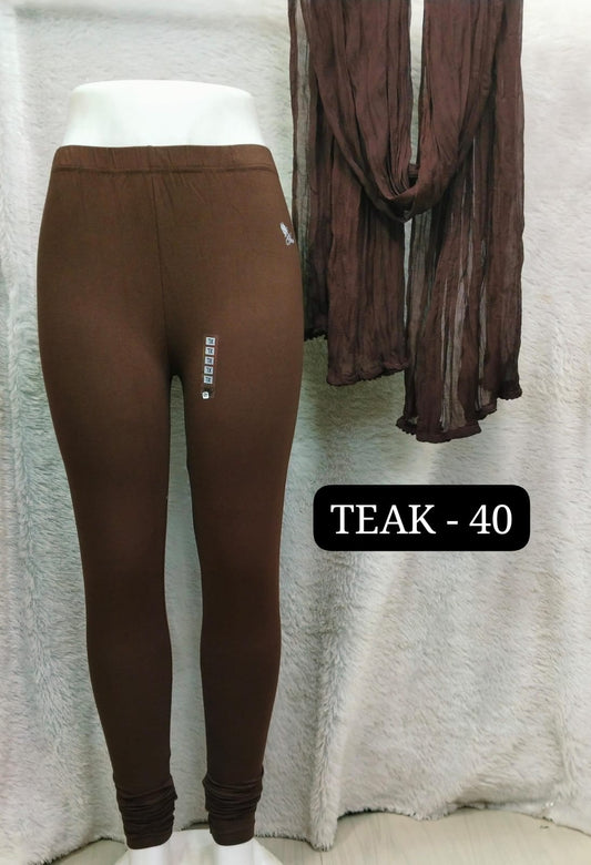 4 Way Leggings & Nazmin Dupatta - Teak