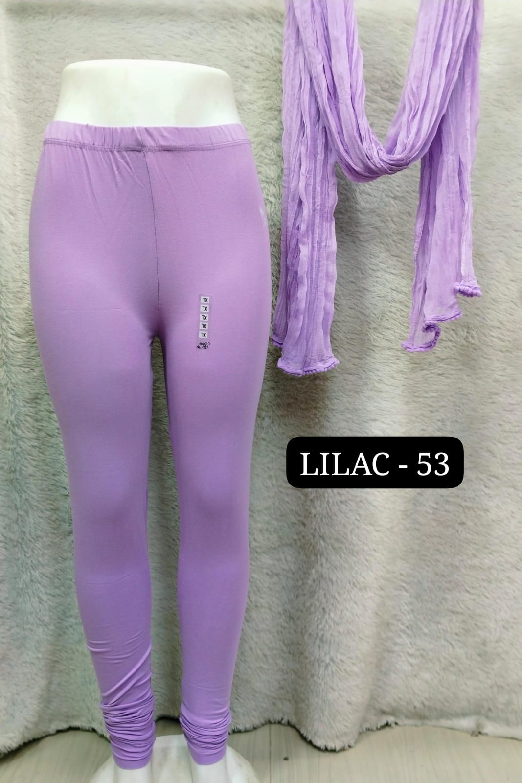 4 Way Leggings & Nazmin Dupatta - Lilac