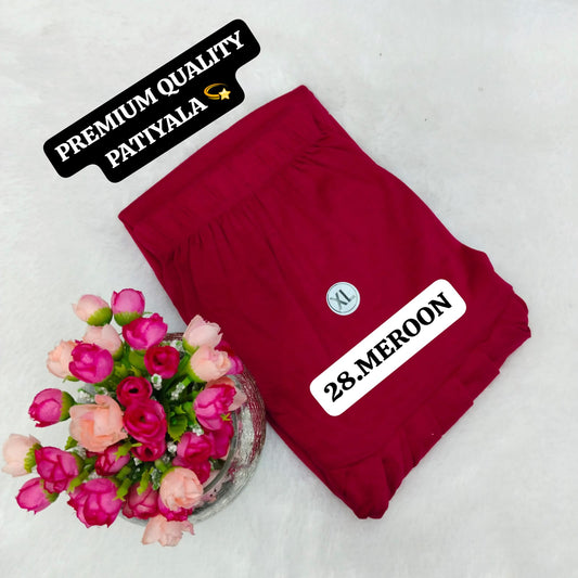 Viscose Pattiyala Pant - Meroon