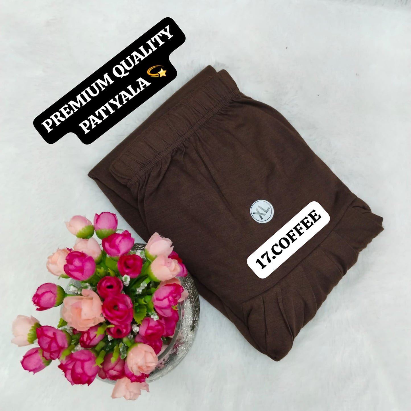 Viscose Pattiyala Pant - Coffee