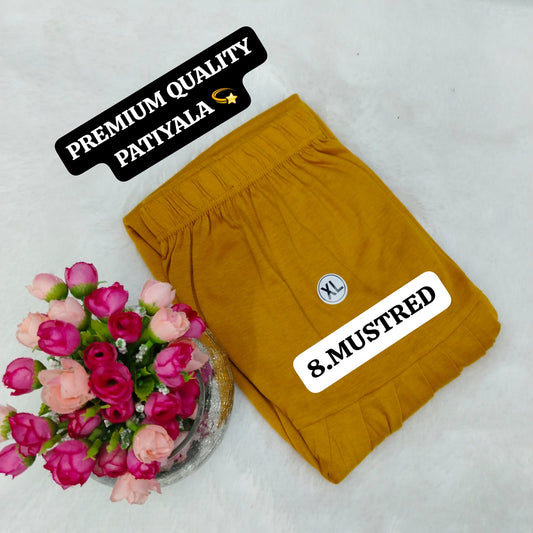 Viscose Pattiyala Pant - Mustred