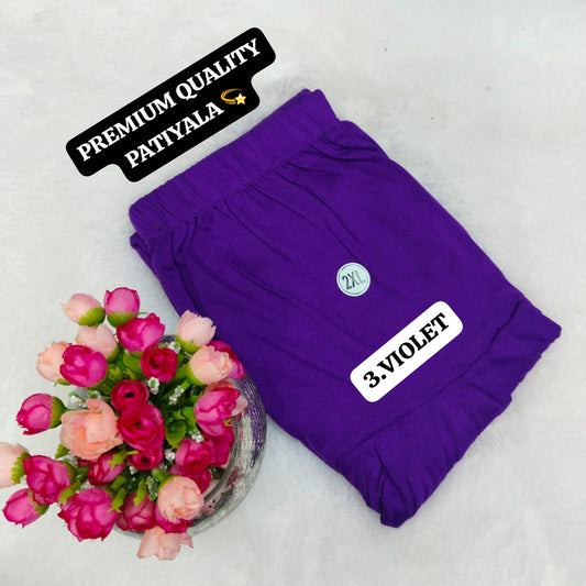Viscose Pattiyala Pant - Violet