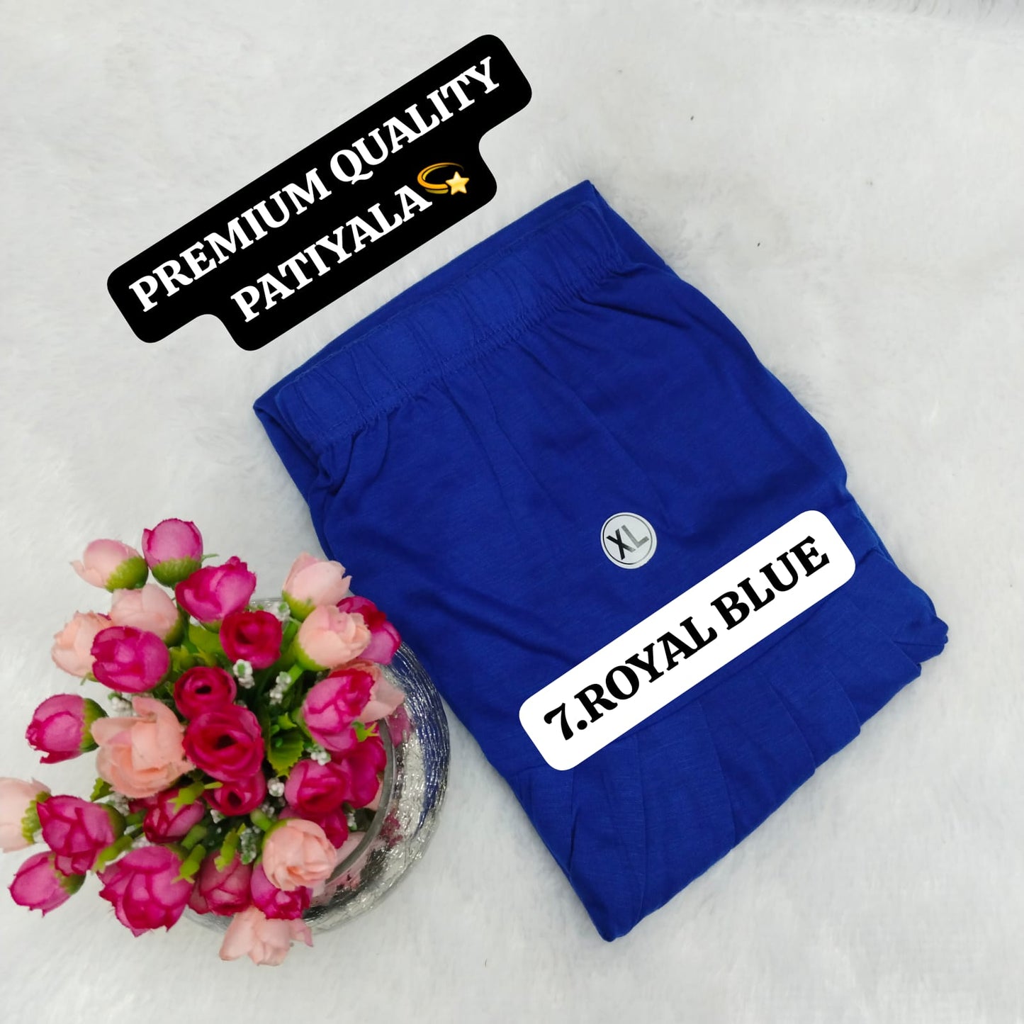 Viscose Pattiyala Pant - Royal Blue