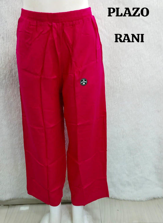 Reyan Plazo Pant - Rani Pink