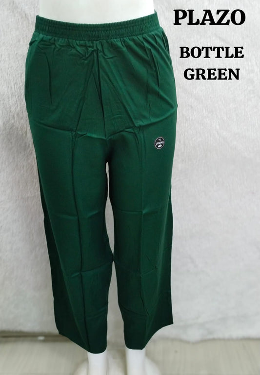 Reyan Plazo Pant -  Bottle Green