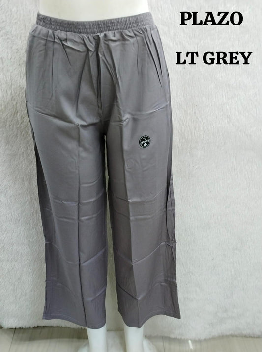 Reyan Plazo Pant - Light Grey