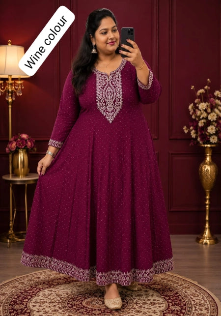 Thread Work Anarkali