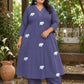 Plus Size Vertican Fabric Gown