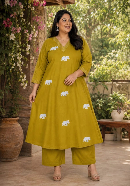 Vertican Fabric Gown